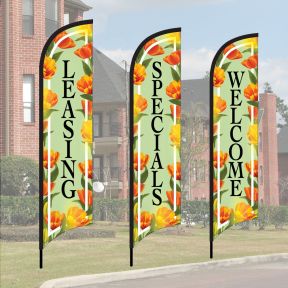 Wave Flag Kits - Blooming Tulips