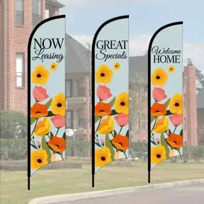 Wave Flag Kits - Pastel Posy