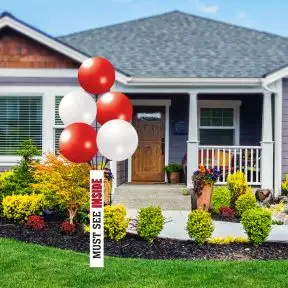 Real Estate Balloon Pole Cover - Must See Inside