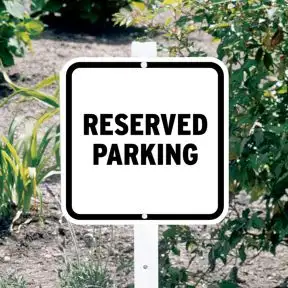 Sign Kit - "Reserved Parking"