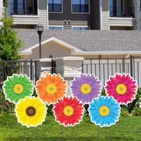 Lawn Letters - Daisy Flower Icons