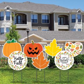 Lawn Letters - Fall and Thanksgiving Icons