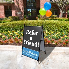 Mini Balloon Bracket Kit - 3 Vinyl Balloons (Sign Not Included)