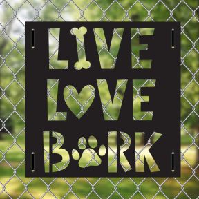 Dog Park Fence Art - Bark Park