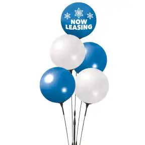Printed Reusable Balloon Clusters - Seasonal Balloons