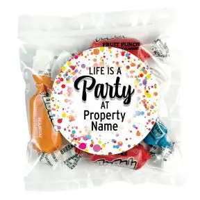 Custom Candy Favors - Life is a Party