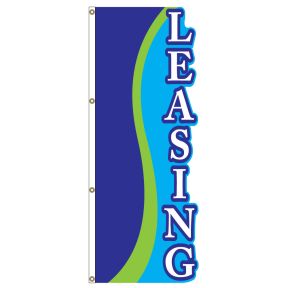 3D Vertical Flags - Ocean Wave