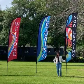 Flagpole for Wave Flags