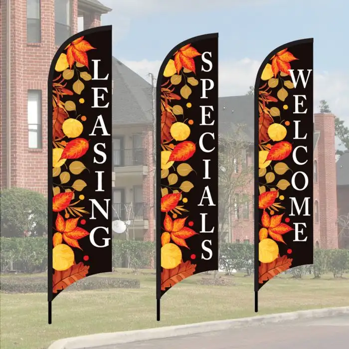 Wave Flag Kits - Electric Autumn
