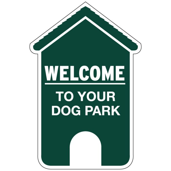 Mark your community's dog park with a fun sign!