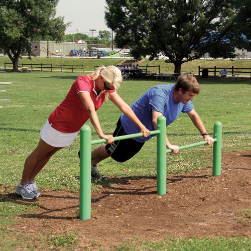Outdoor Fitness Equipment Push Up Station