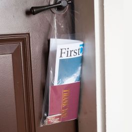Clear Door Hanger Bags - 6
