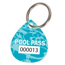 Pool Pass Kit - Water - Water Drop - Numbered