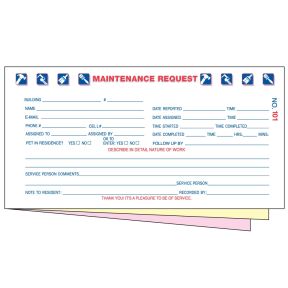 Leasing Form - Maintenance Work Order