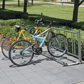 Bike Rack - 5' Single Side J Frame - Vertical
