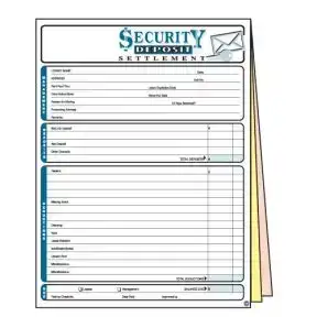 Security Deposit Form