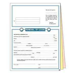 Lease Renewal Form