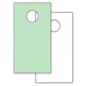 Notice Door Hangers - Blank for Messages 