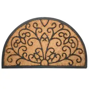 Coco Door Mat - Curly Half Round