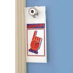 Opaque Door Hanger Bag - Important