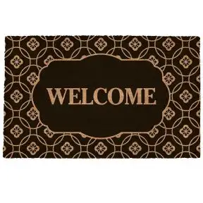 Coco Door Mat - Welcome with Ornate Circles