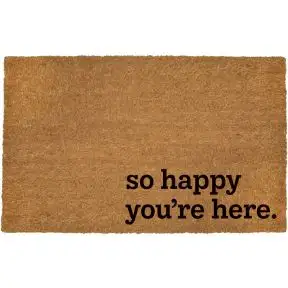 Coco Door Mat - Happy You're Here
