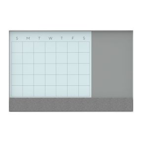 3 in 1 Glass Calendar Combo Board