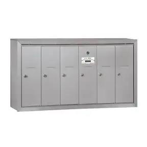 Vertical Mailbox - 6 Boxes