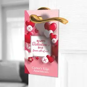 Seasonal Door Hangers - Happy Hearts Valentine