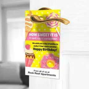 Birthday Door Hanger - Sweetest Birthday