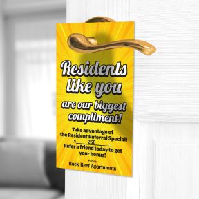 Referral Door Hangers - Referral Burst 