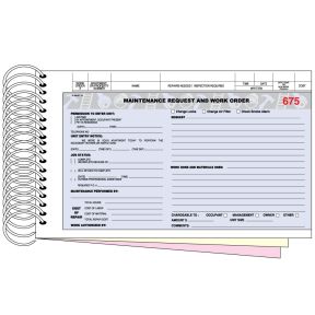 Maintenance Work Order Book