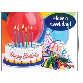 Happy Birthday Card - Sweet Birthday