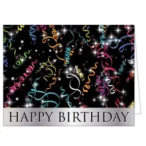 Happy Birthday Card - Celebrate