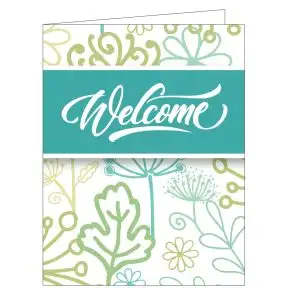 Welcome Card - Garden Delight