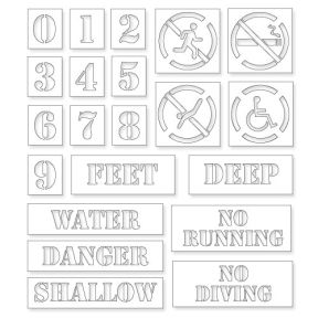 Pool Stencil Kit