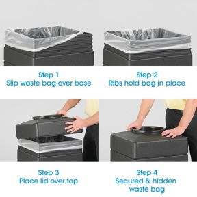 Trash Can Bags for 45 gallon Receptacle