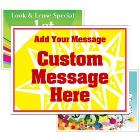 Bandit Signs - Custom - 2 Message Small/Large