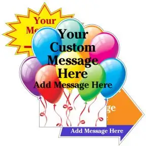 Bandit Signs - Custom - Die Cut Signs