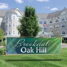 Senior Living Custom Banner - 10' W x 3' H