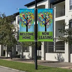 Pole Banners - Spring Tree