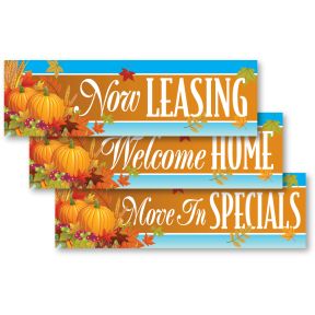 Fall Banners - Happy Harvest 