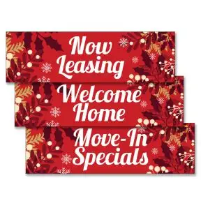 Winter Banners - Holiday Foliage