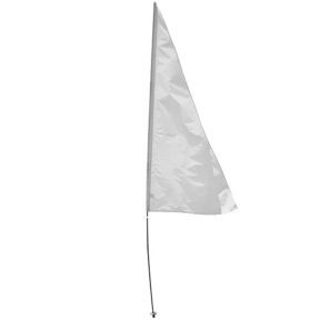 Triangle Breeze Flags - White