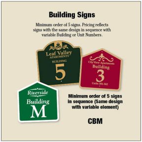 Custom Building Signs - 18" x 24"