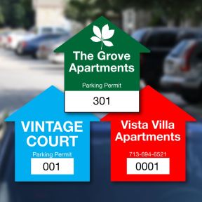 Custom Parking Permit - House