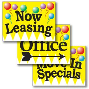Bandit Signs - Yellow Balloons