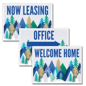 Bandit Signs - Winter Tree Line