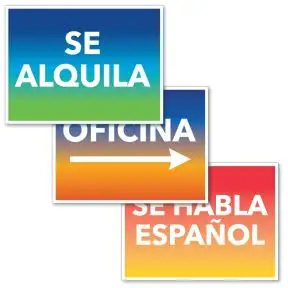 Bandit Signs - Spanish - Brights 