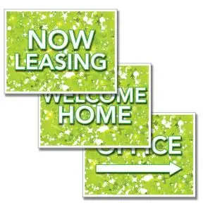 Bandit Signs - Lime Green Glitter Confetti